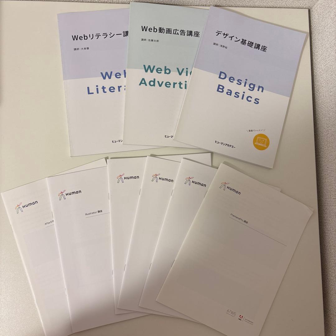 デザイン・プログラミング入門書セット　ヒューマンアカデミー