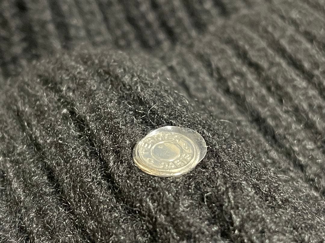 ハ*ジ様 エルメス HERMES カシミヤモヘア ニット帽 ビーニー 未使用 セ