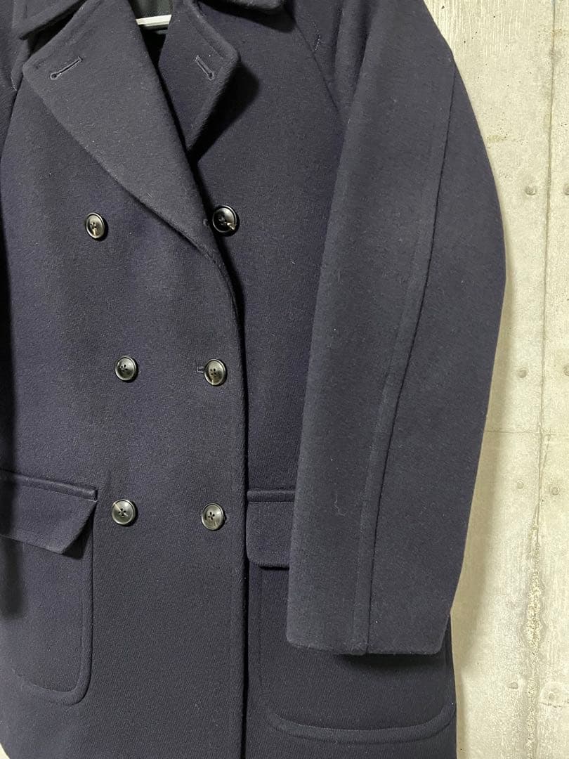 s*o様 【comoli】キャバリーメルトンダブルブレステッドコート　Pコート