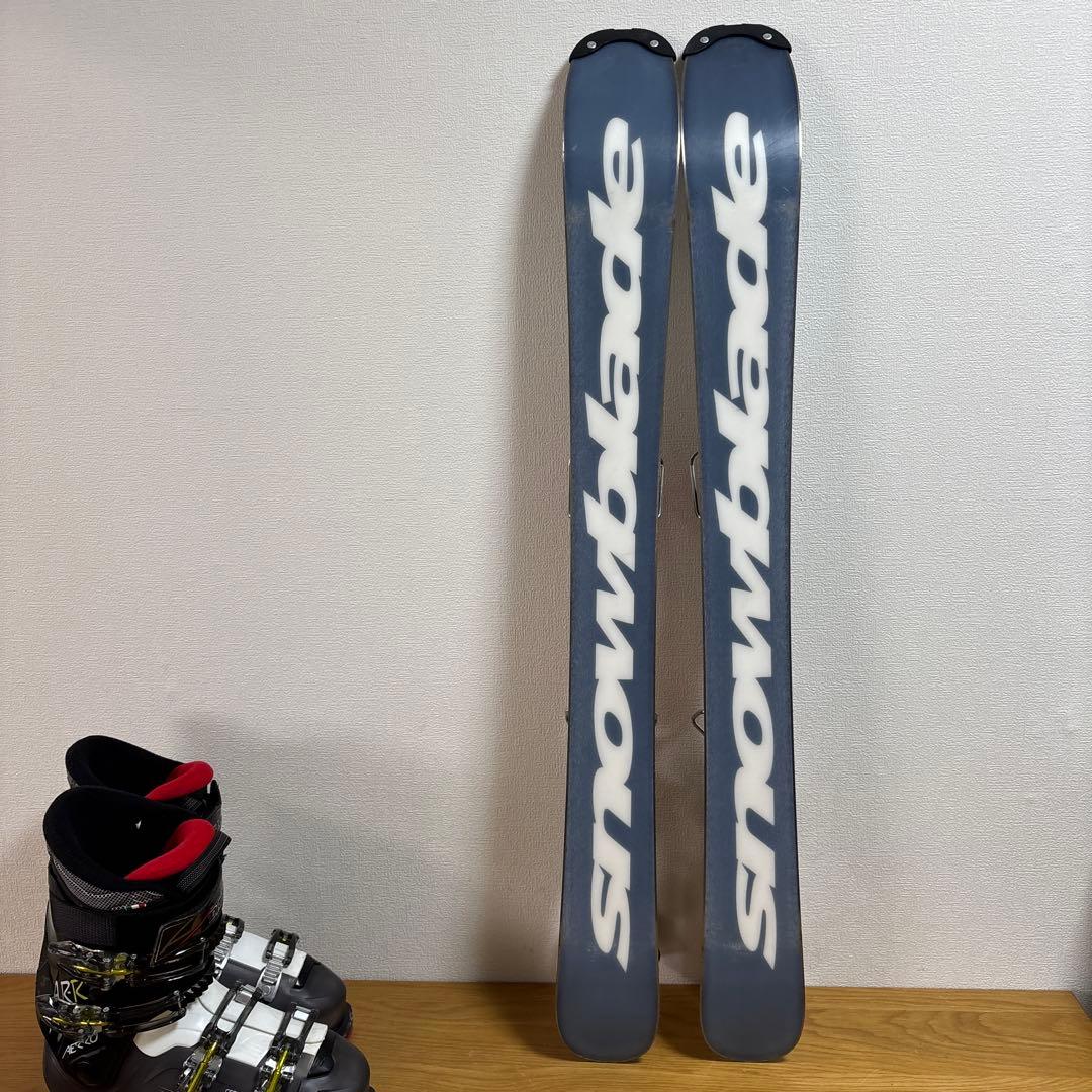 メンズ　ショートスキー　ファンスキーセット　Salomon 25-25.5cm
