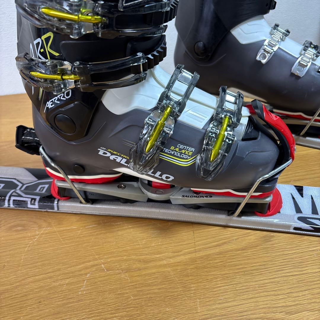メンズ　ショートスキー　ファンスキーセット　Salomon 25-25.5cm