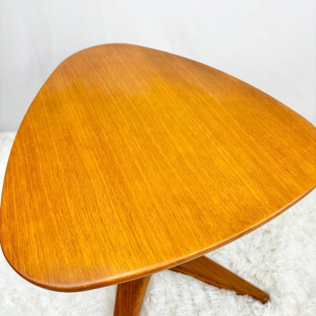 『極美品』POPOLU ポポル サイドテーブル 光製作所 北欧 天然木 オーク材