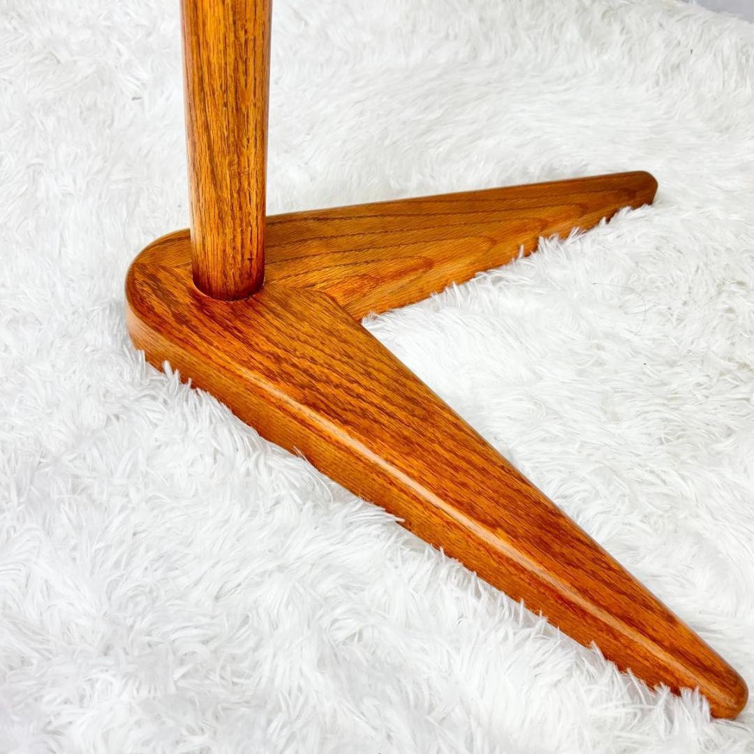 『極美品』POPOLU ポポル サイドテーブル 光製作所 北欧 天然木 オーク材