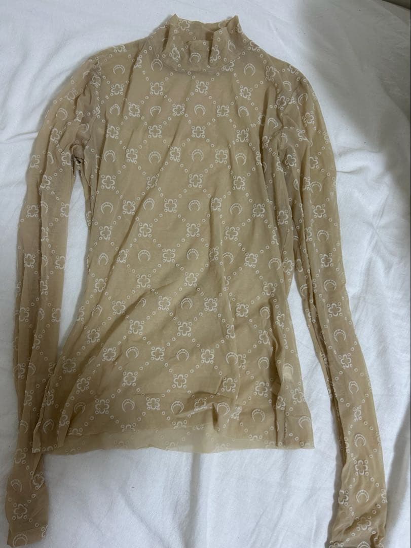 MARINE SERRE セカンドスキン　ベージュ