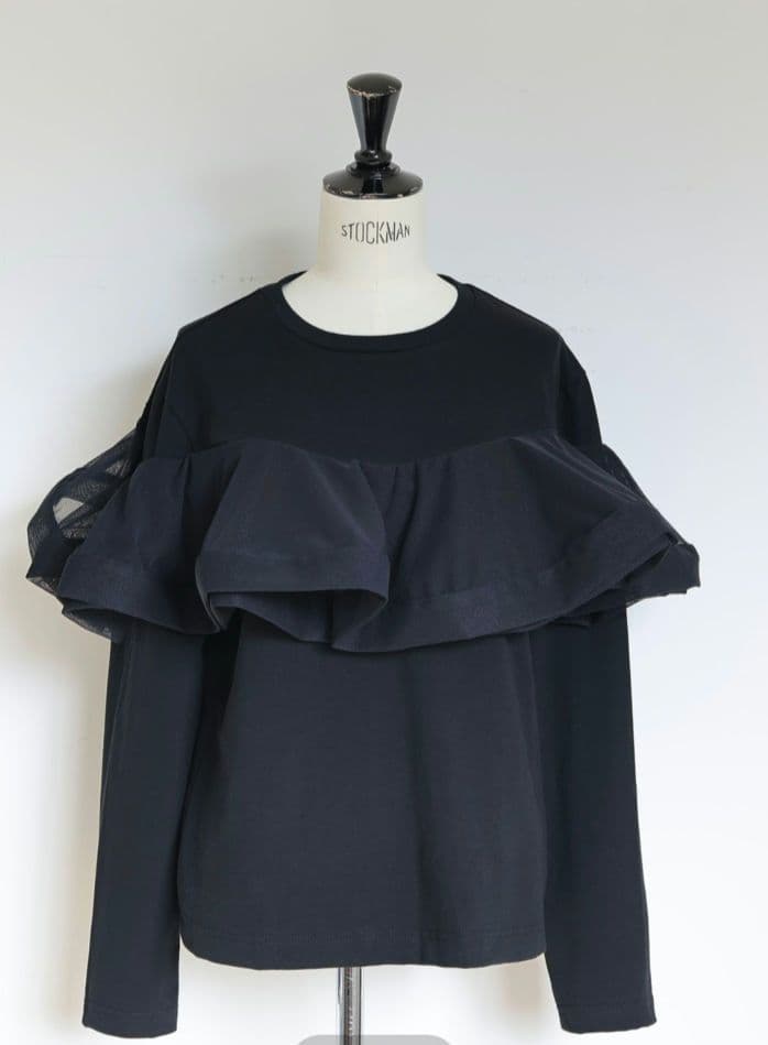 gypsohila フリル長袖トップス