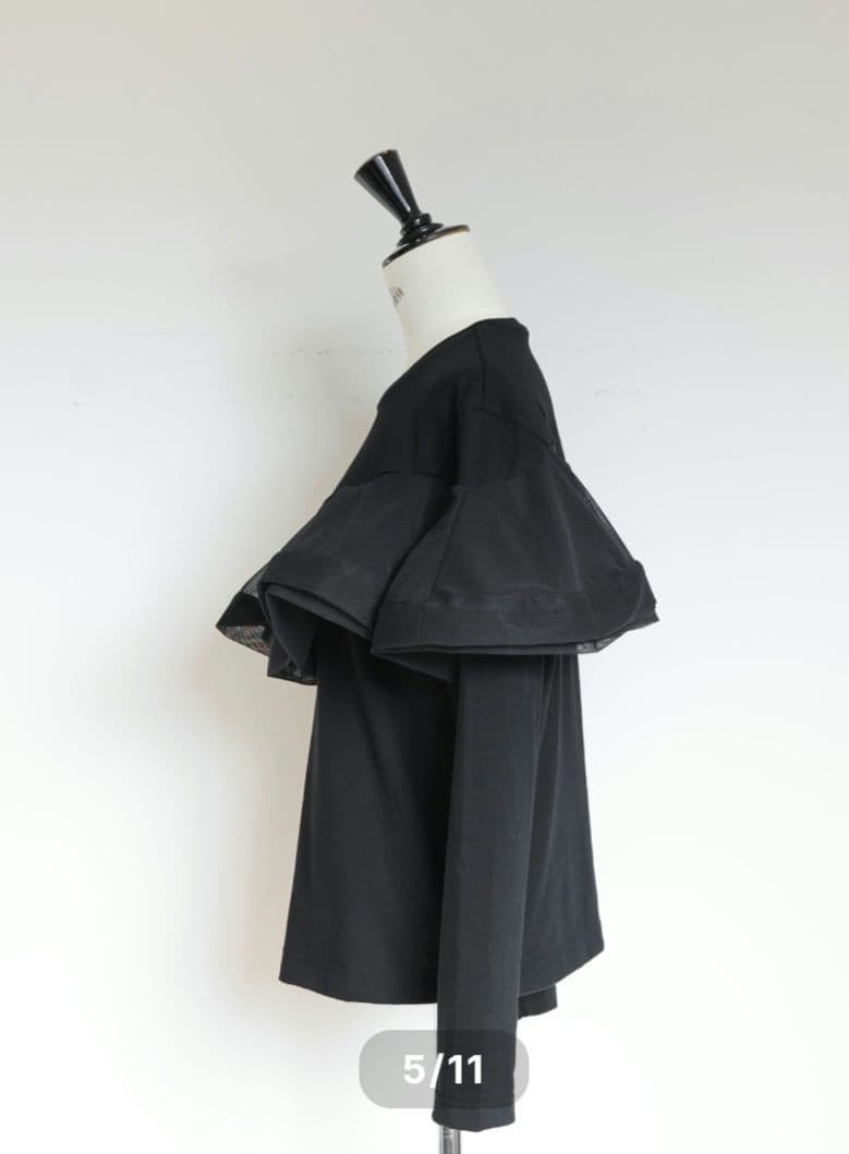 gypsohila フリル長袖トップス