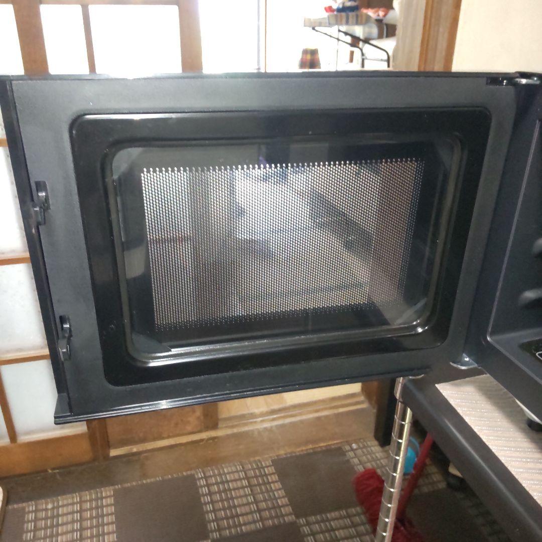 山善 フラットオーブンレンジ 2021年製造PRS-F160V(B) 1,3kw