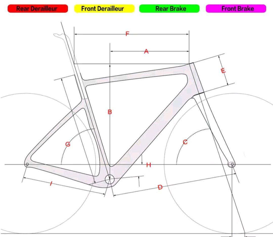 中華カーボンフレーム　グラベル　フル内装