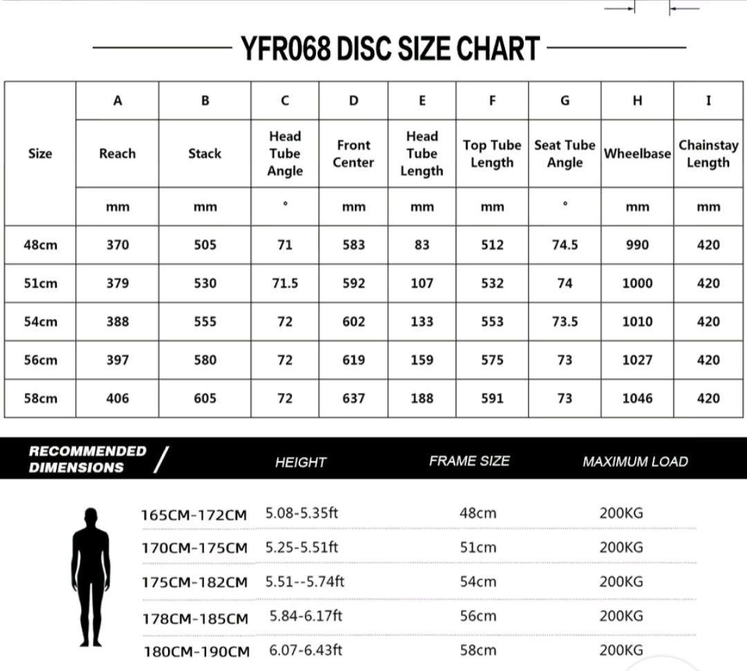 中華カーボンフレーム　グラベル　フル内装