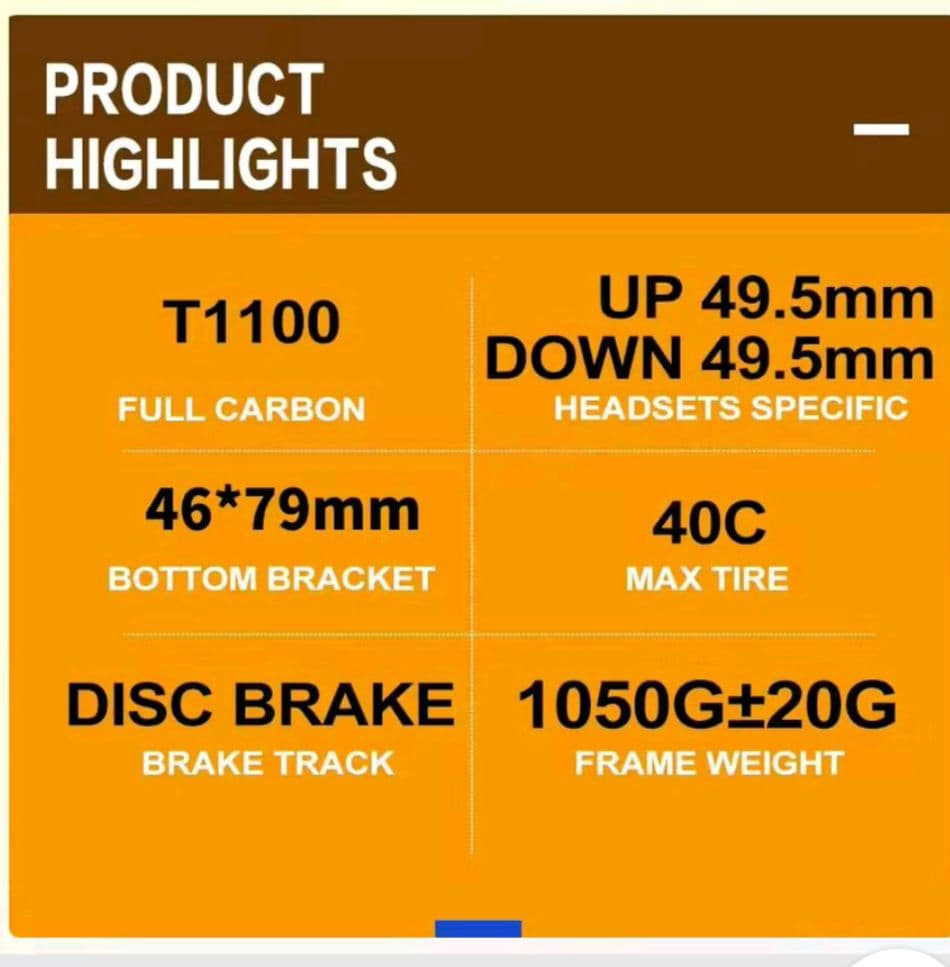 中華カーボンフレーム　グラベル　フル内装