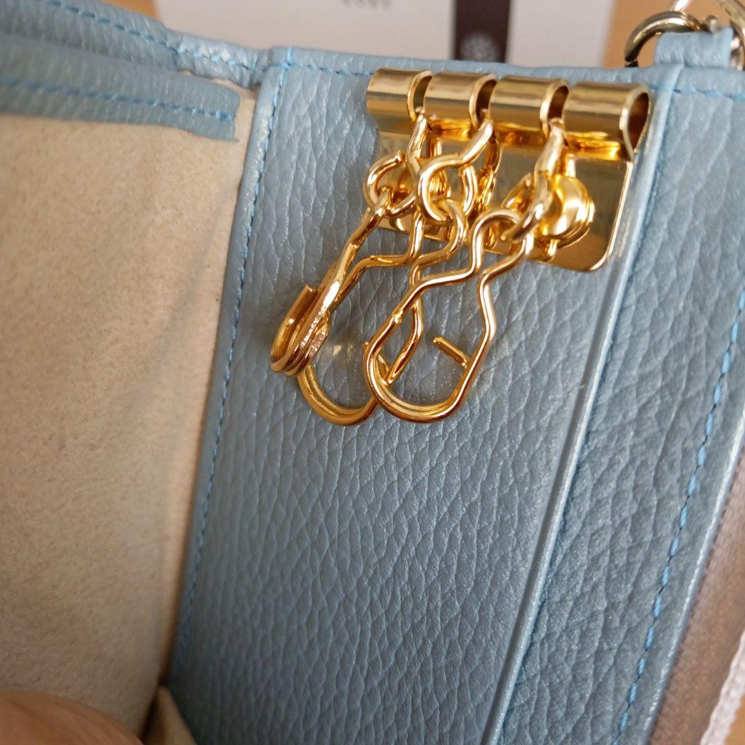 【アタオ】ベルハッピーヴィトログラスハート、キィーケースミニ財布★箱あり