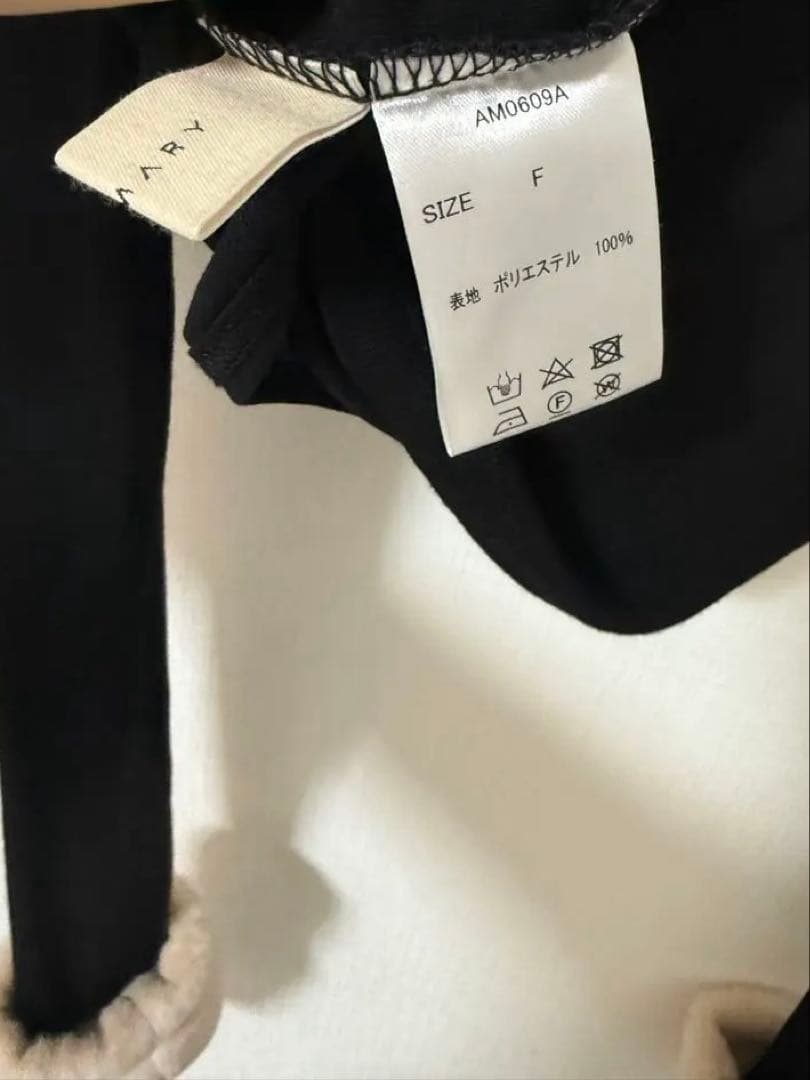 ANDMARY Doggy fur tops black 正規品