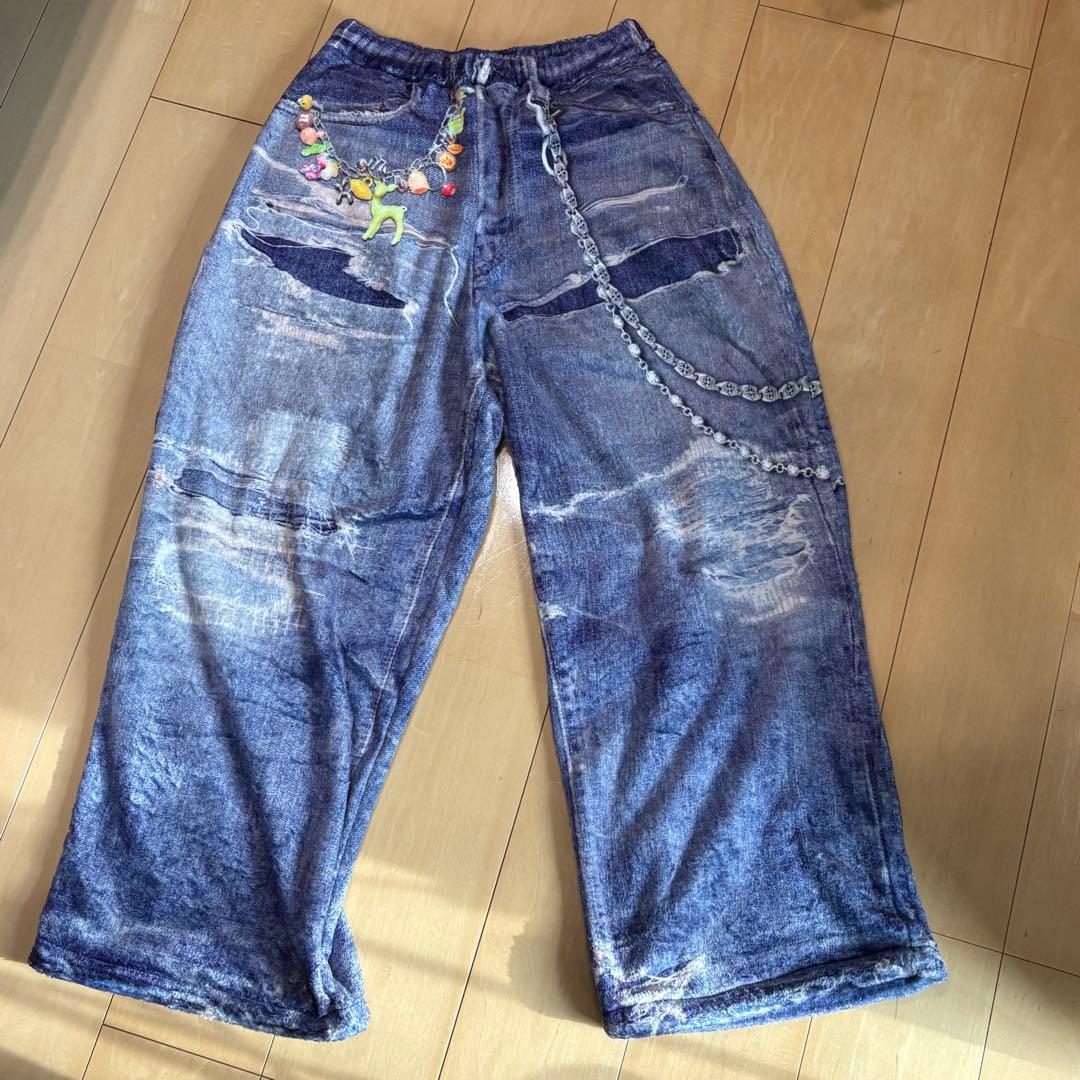 パンツ TALKING ABOUT THE ABSTRACTION WIDE PANTS