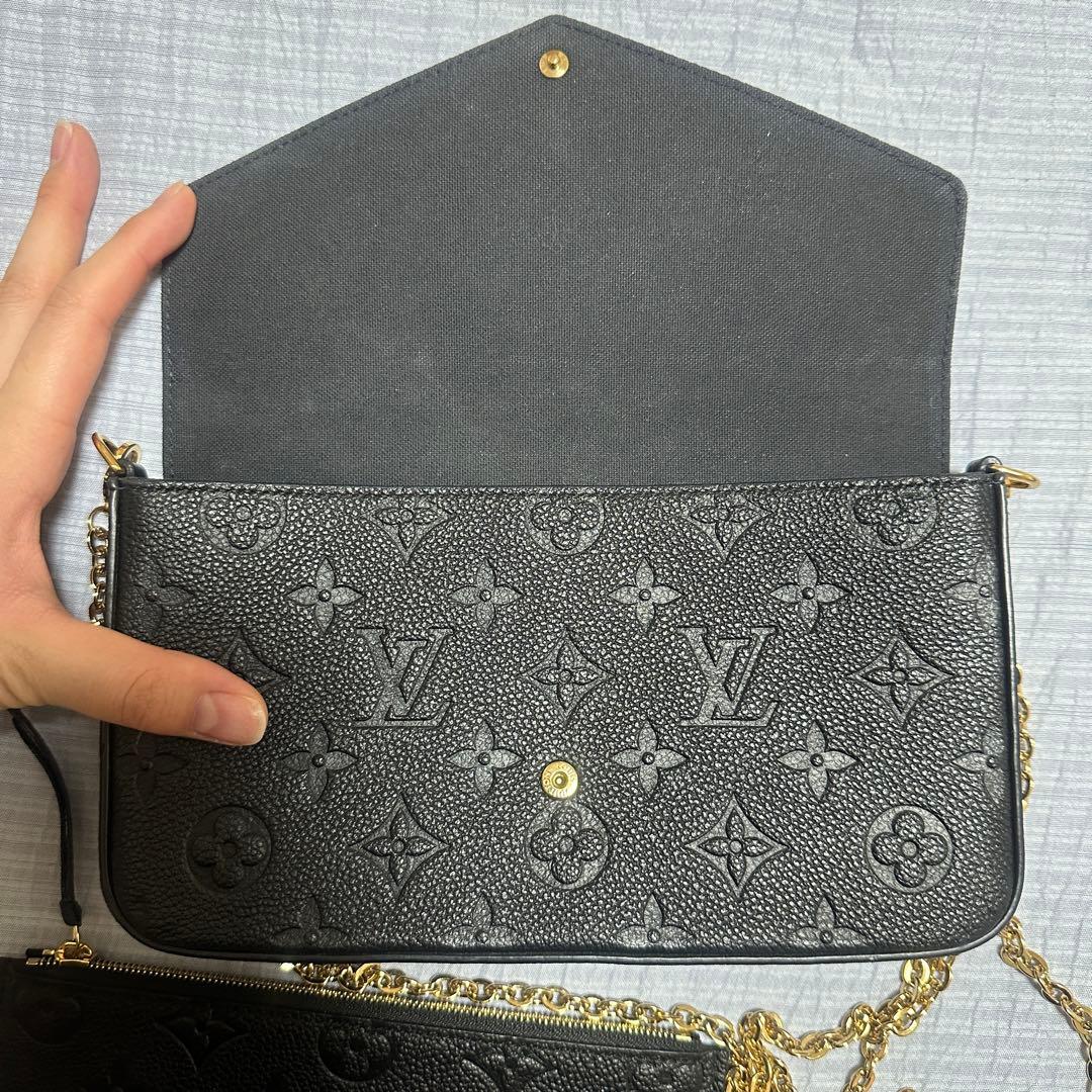 ルイヴィトン ポシェットフェリシー モノグラムアンプラント バッグ