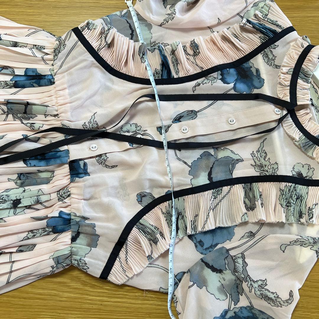 Sov. フラワーシフォンワンピース