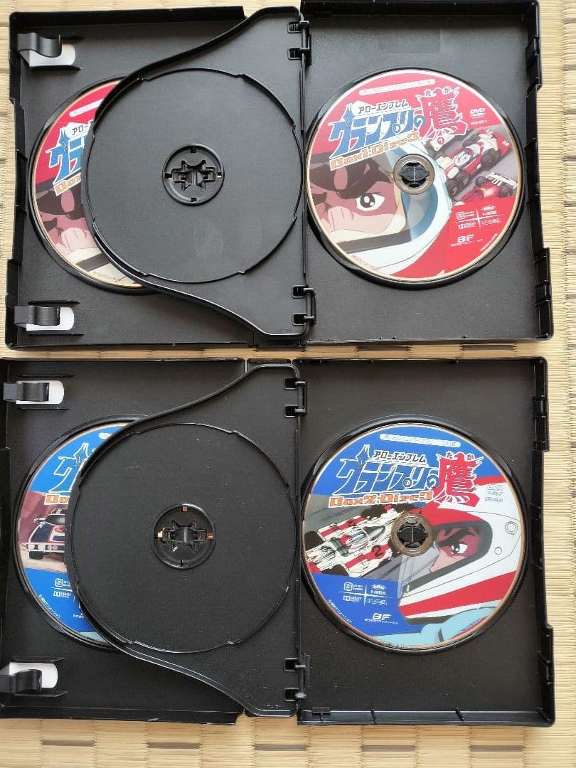 グランプリの鷹 ・DVD BOX 1・2　リマスター　計6枚　全44話　完結