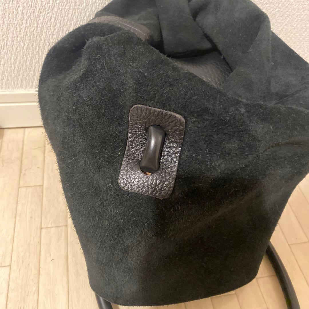 BUILDING BLOCK ブラック レザー バケツ バッグ