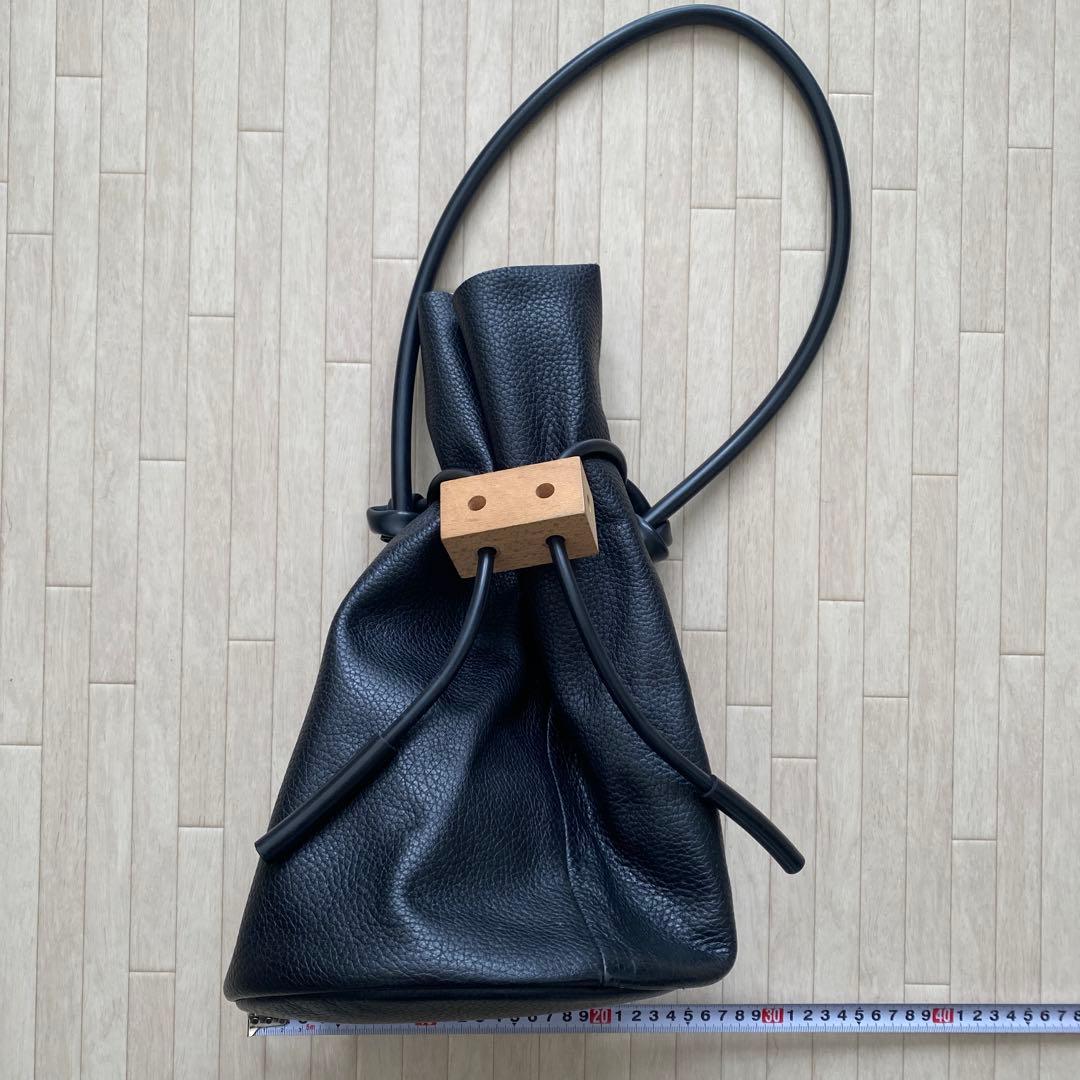 BUILDING BLOCK ブラック レザー バケツ バッグ