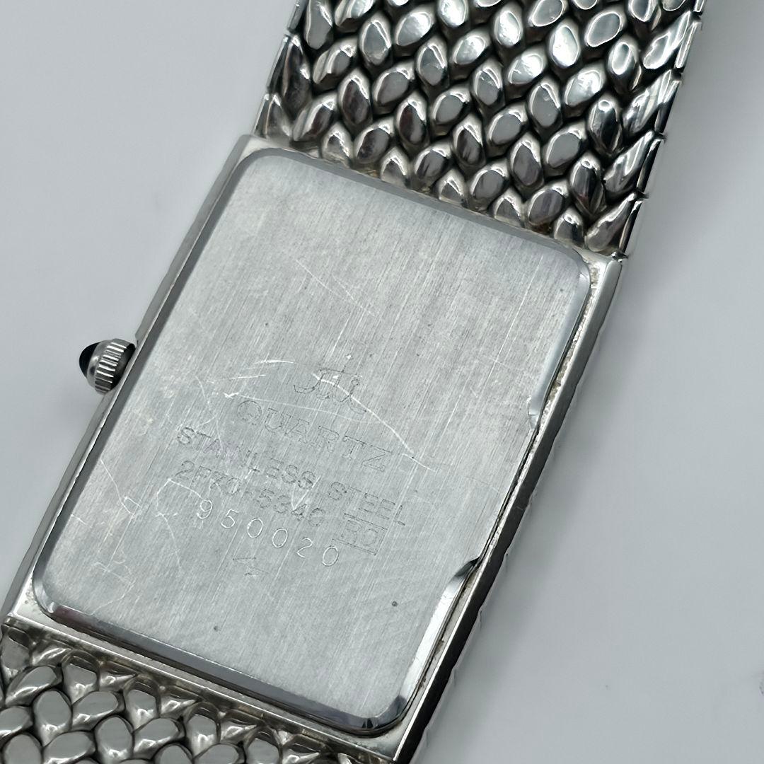 稼働 新品電池 クレドール 2F70-5340 クォーツ 腕時計 シルバー