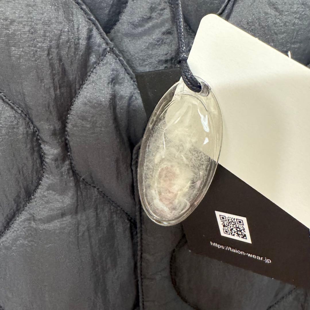 【新品】F/CE TAION コラボ PACKABLE ダウンベスト 黒 S