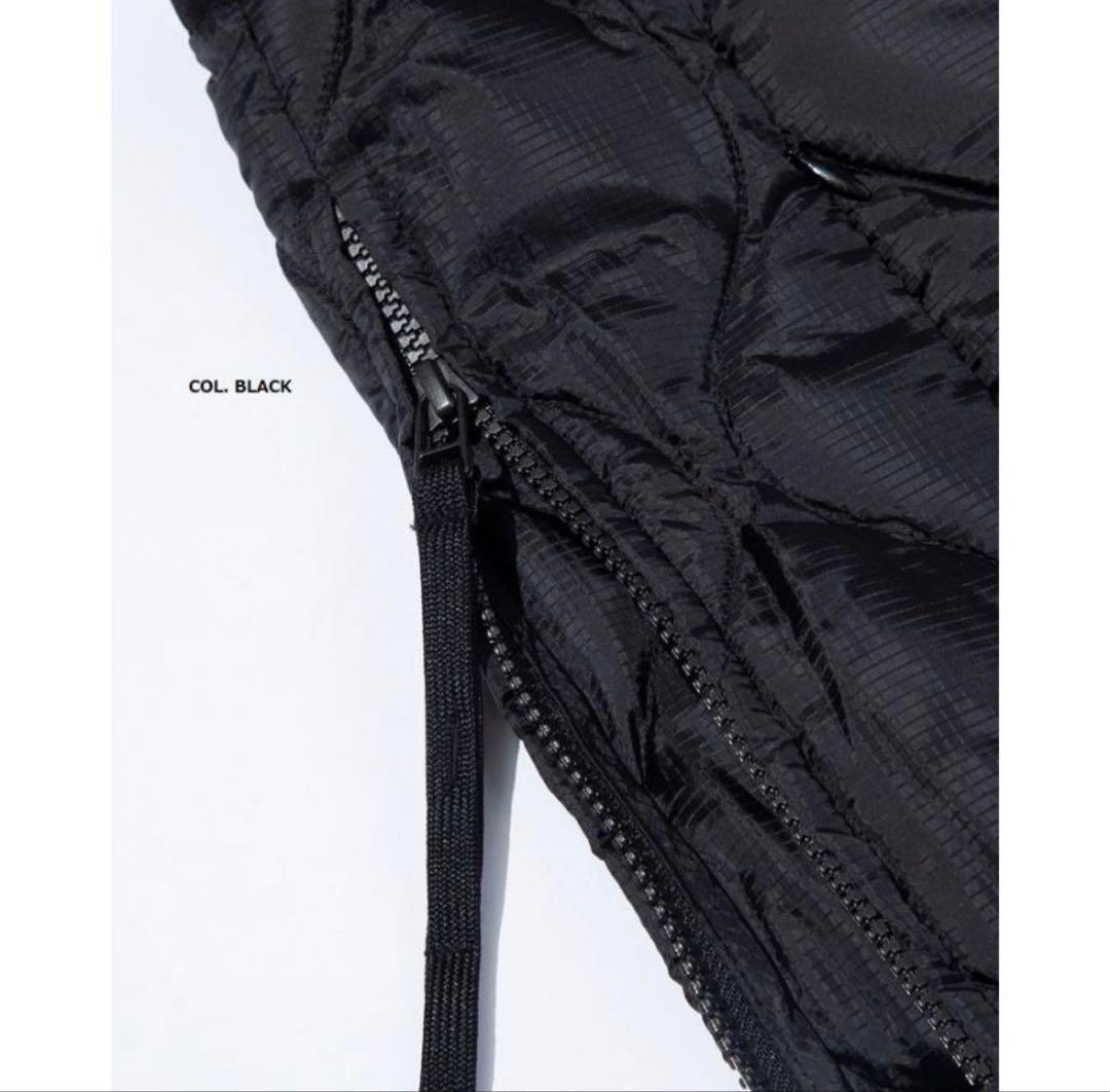 【新品】F/CE TAION コラボ PACKABLE ダウンベスト 黒 S