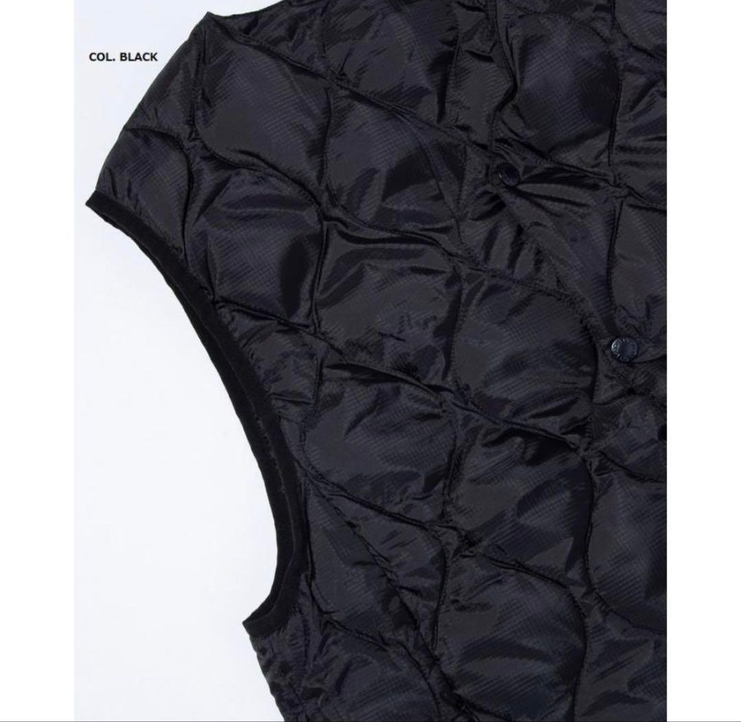 【新品】F/CE TAION コラボ PACKABLE ダウンベスト 黒 S