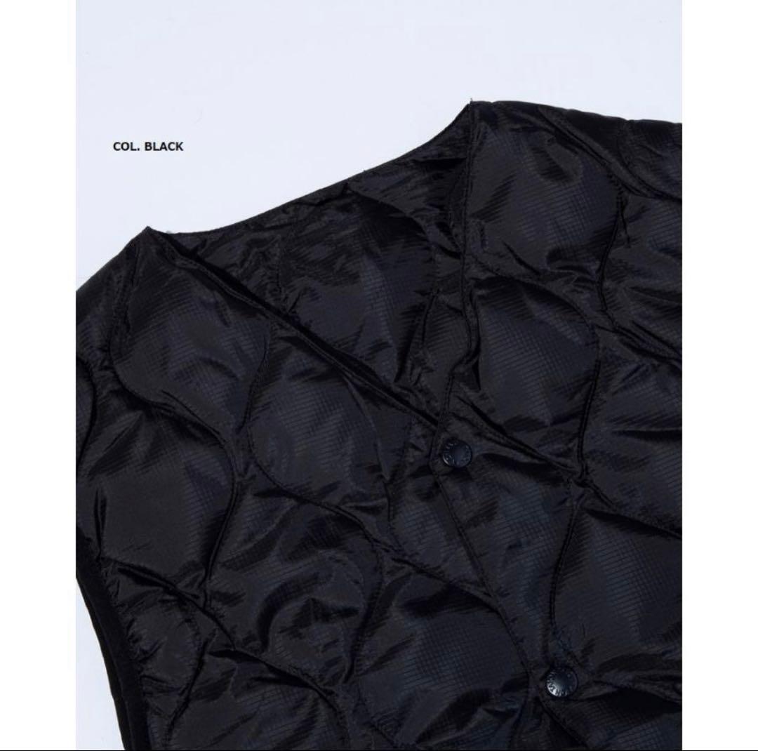 【新品】F/CE TAION コラボ PACKABLE ダウンベスト 黒 S