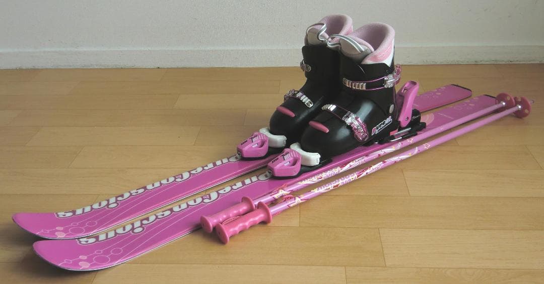 ■■送料無料■PURECONSCIOUS■子供用スキーセット■板120靴22■■