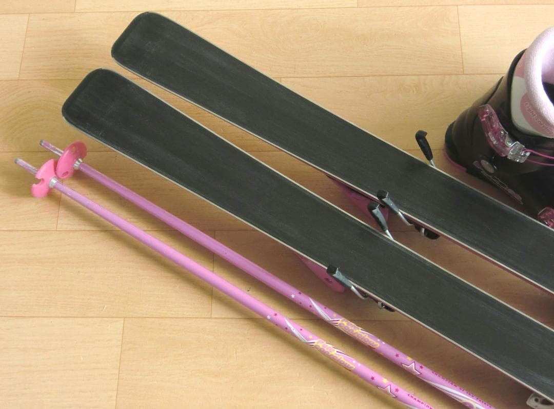 ■■送料無料■PURECONSCIOUS■子供用スキーセット■板120靴22■■