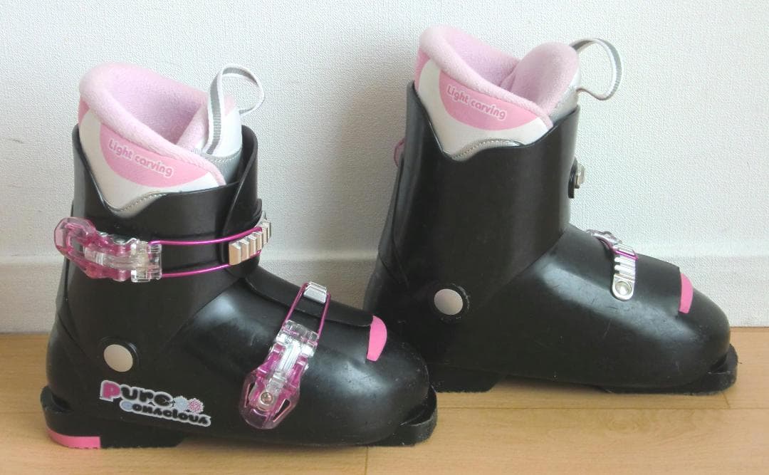 ■■送料無料■PURECONSCIOUS■子供用スキーセット■板120靴22■■