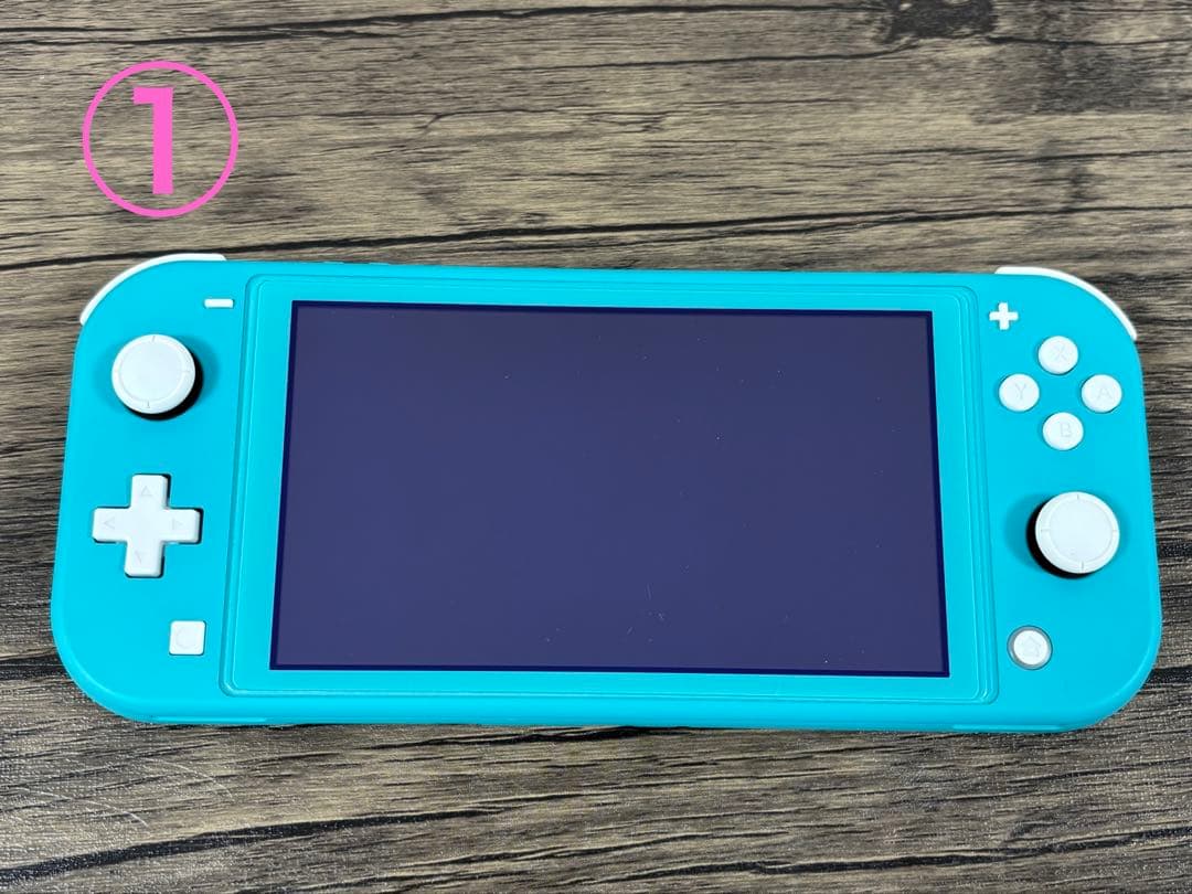 ニンテンドースイッチ ライト(ターコイズ)美品＋純正充電器・ケース等付き