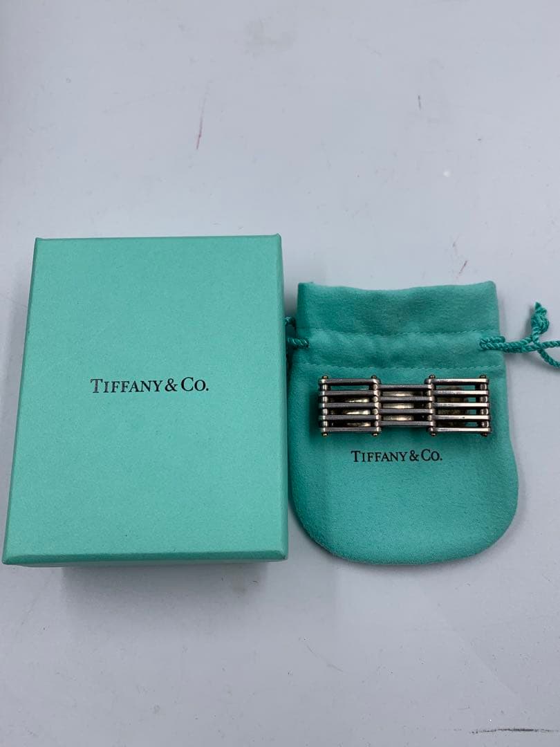 ティファニー マネークリップ ゲート シルバー925 K18 750
