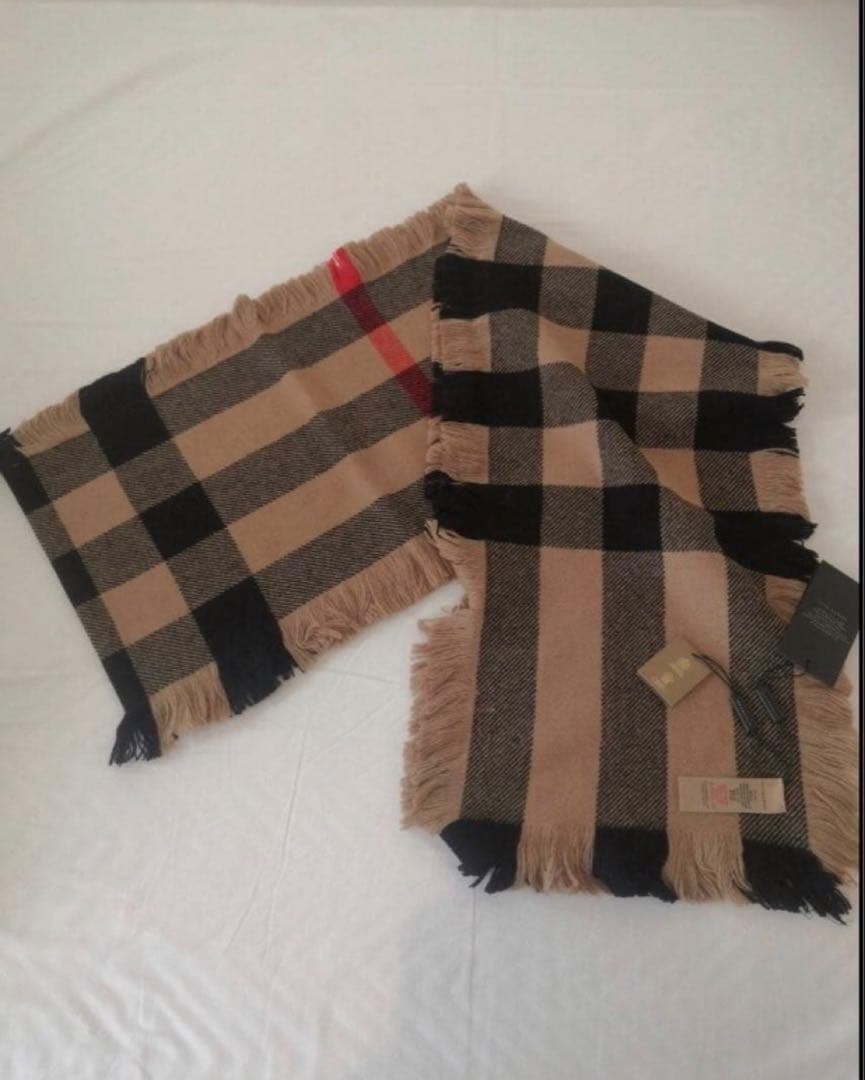 バーバリー♡フリンジマフラー