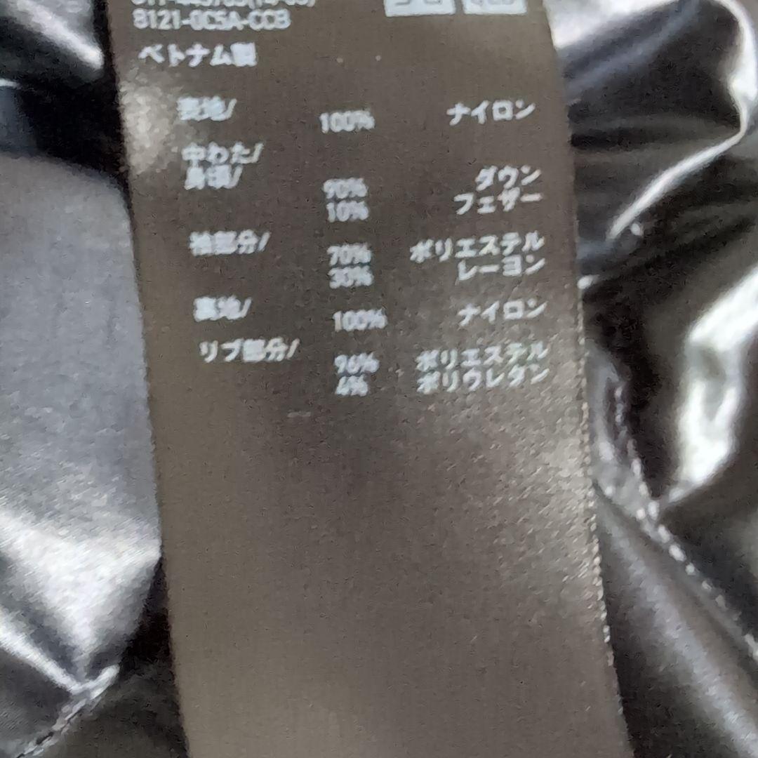 ユニクロ＋J　ハイブリッドダウンオーバサイズMA-1ブルゾン　黒　S