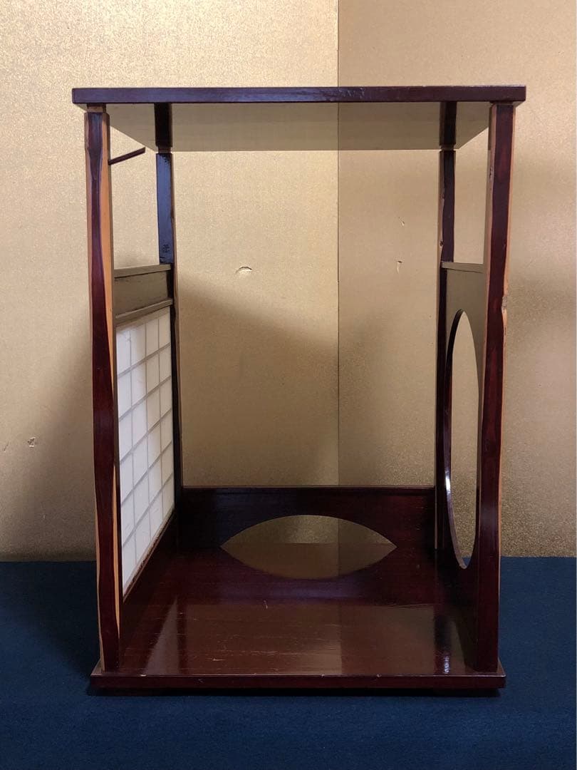 《レ》茶道具 桐溜塗 吉野棚 組立式 塗師 川瀬表完作 共箱 251216お5