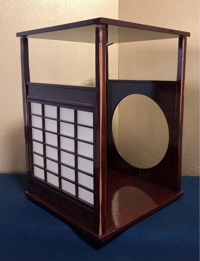 《レ》茶道具 桐溜塗 吉野棚 組立式 塗師 川瀬表完作 共箱 251216お5