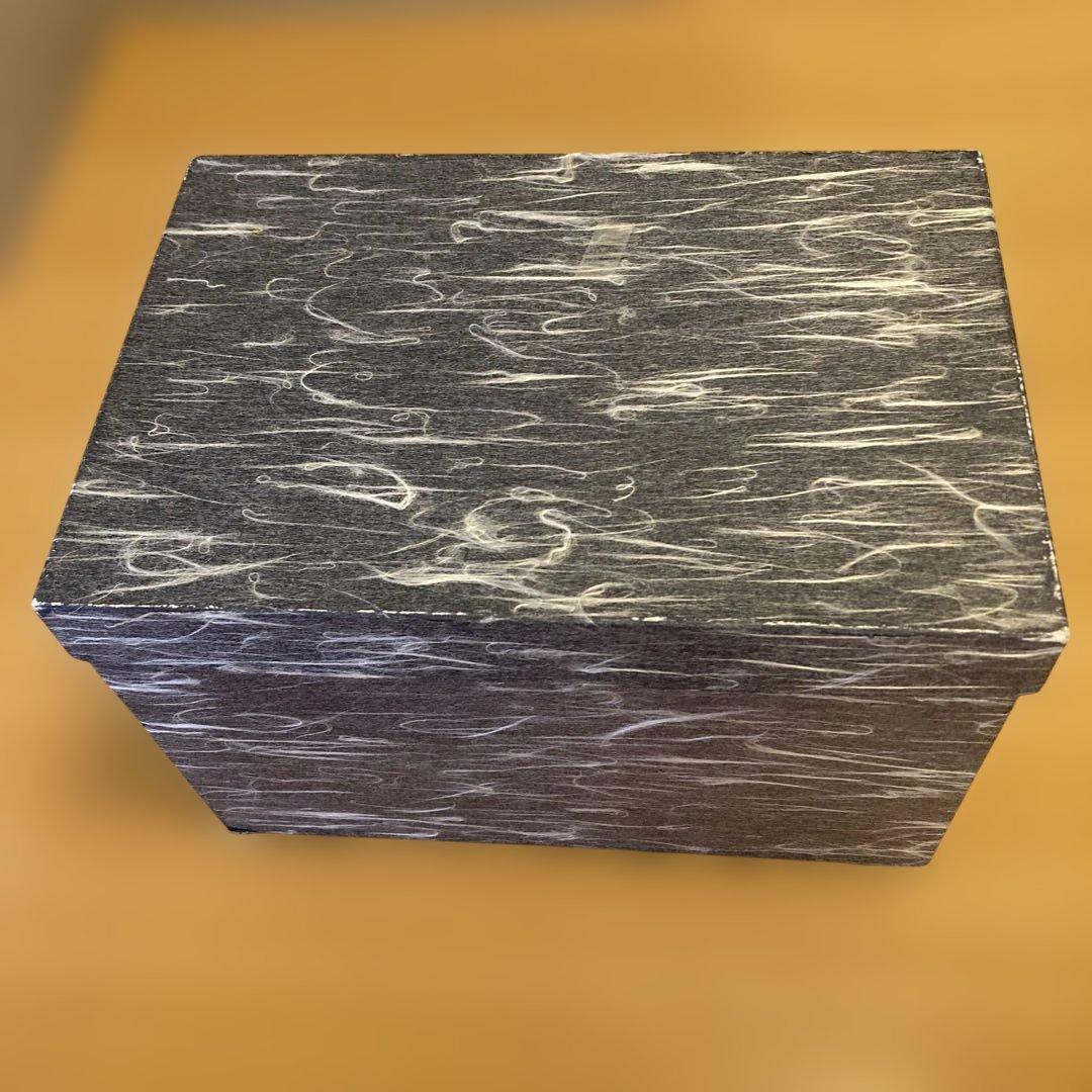 ほぼ未使用 懐石道具 木製黒真塗 5段縁高重 紙箱