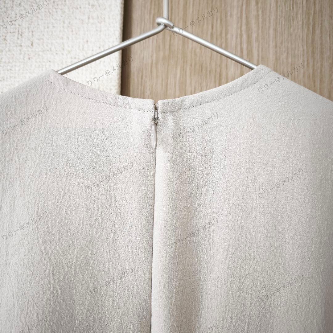 美品・25SS★Noble　ダブルクレープスリーブレスオールインワン　ノーブル