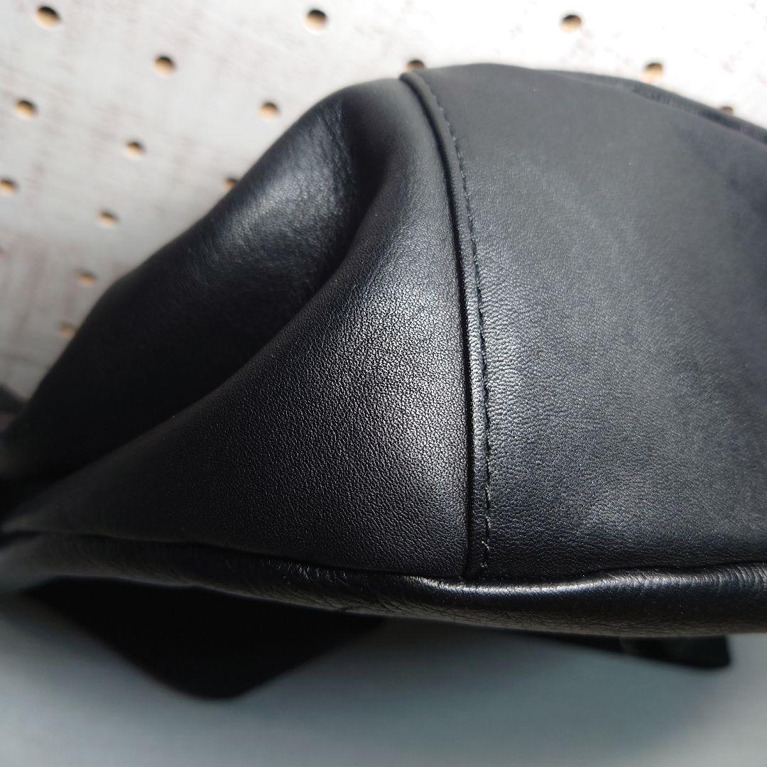 russetラシット ソフトレザーラウンドショルダーバッグ