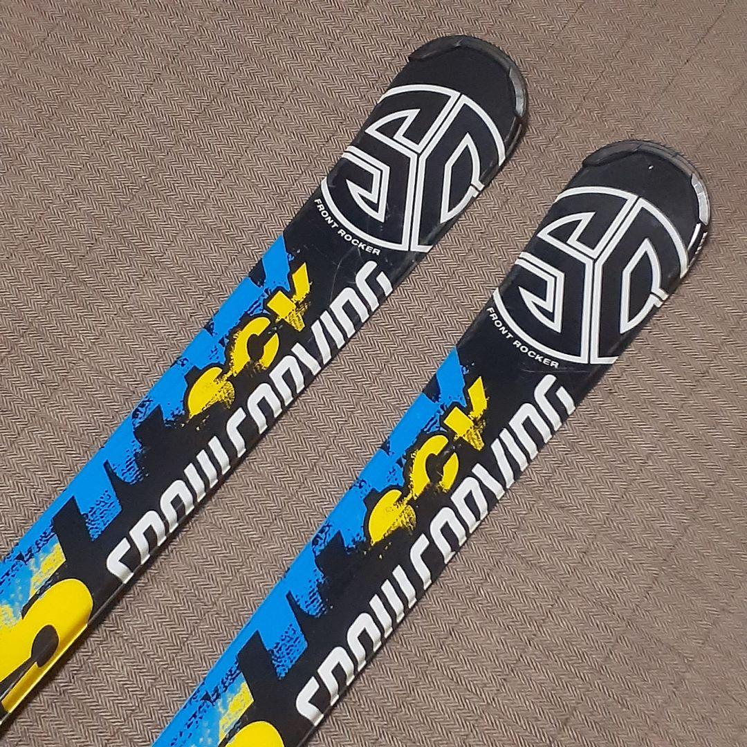 初中級者向きスキー板156cm　軽くて柔らかめで滑りやすい　ビンディング調節可能