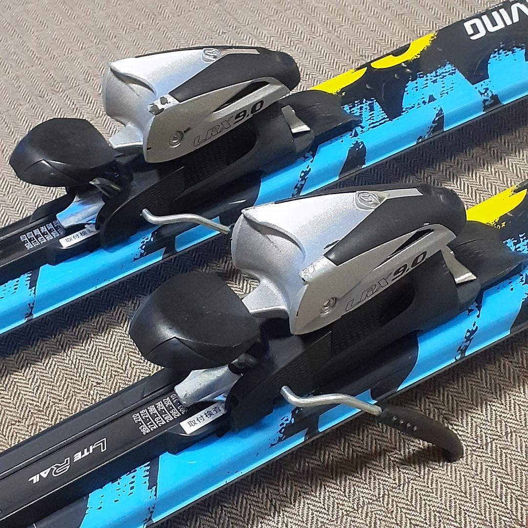 初中級者向きスキー板156cm　軽くて柔らかめで滑りやすい　ビンディング調節可能