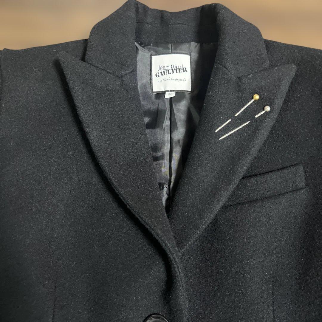 美品　ジャンポールゴルチェ　黒コート