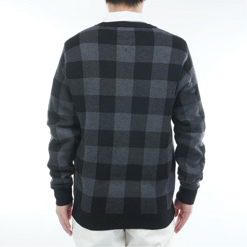 トミーヒルフィガー クルーネックニット【L寸】ブラック thma571