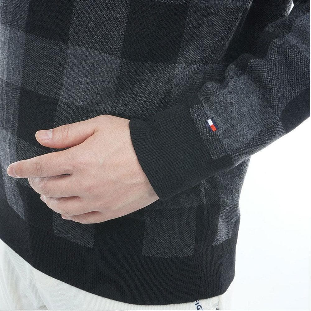 トミーヒルフィガー クルーネックニット【L寸】ブラック thma571