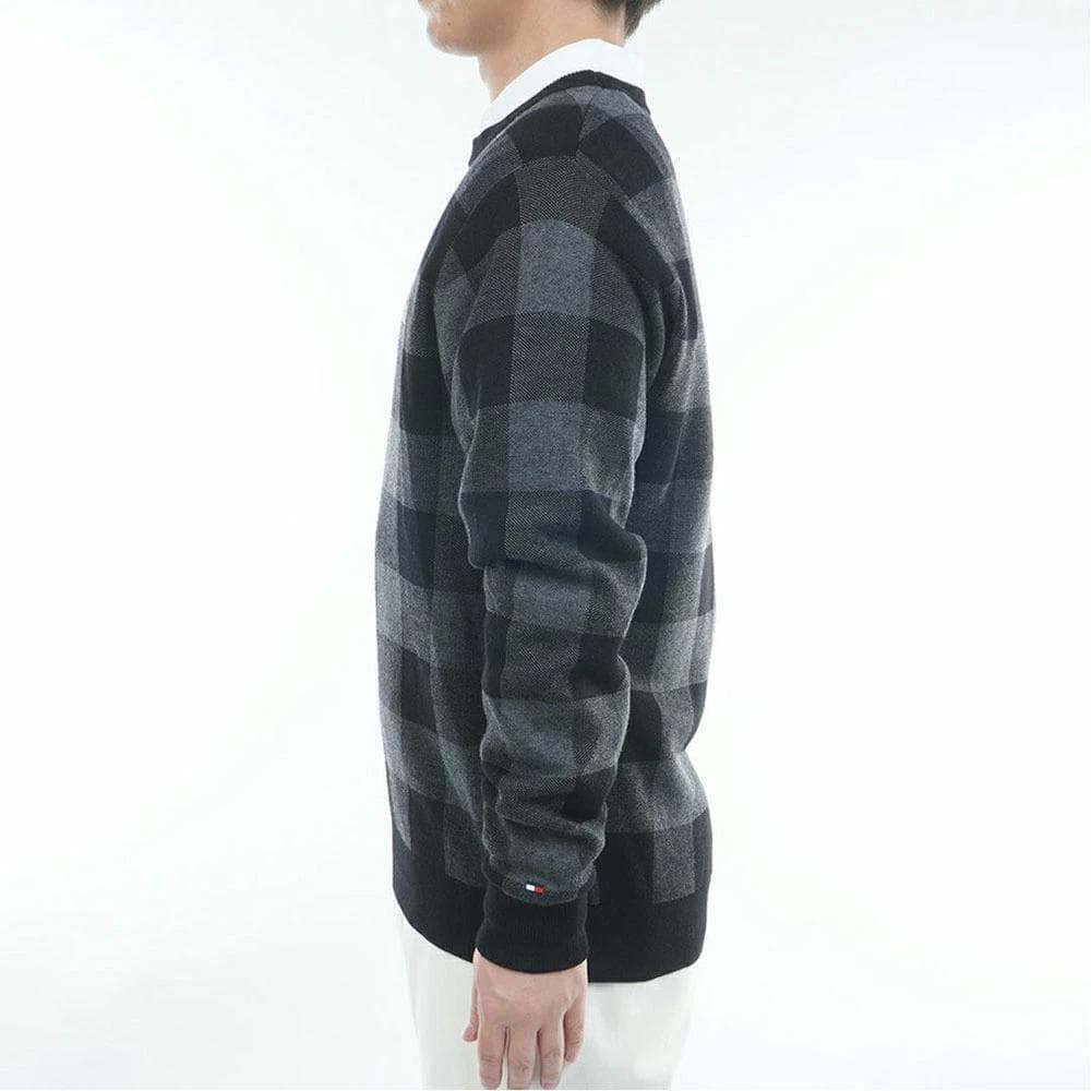 トミーヒルフィガー クルーネックニット【L寸】ブラック thma571