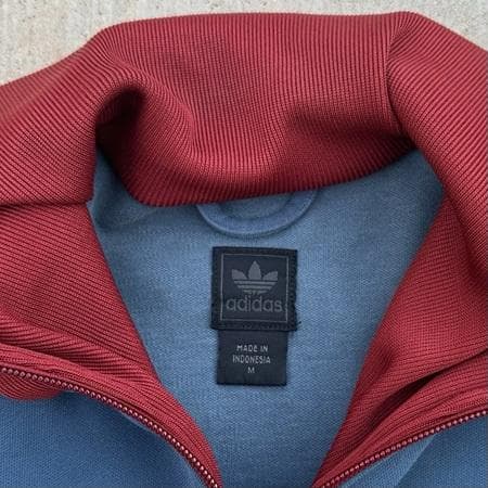 adidas 地球儀ジャージ ワールドマーク ターコイズブルー ビンテージ レア