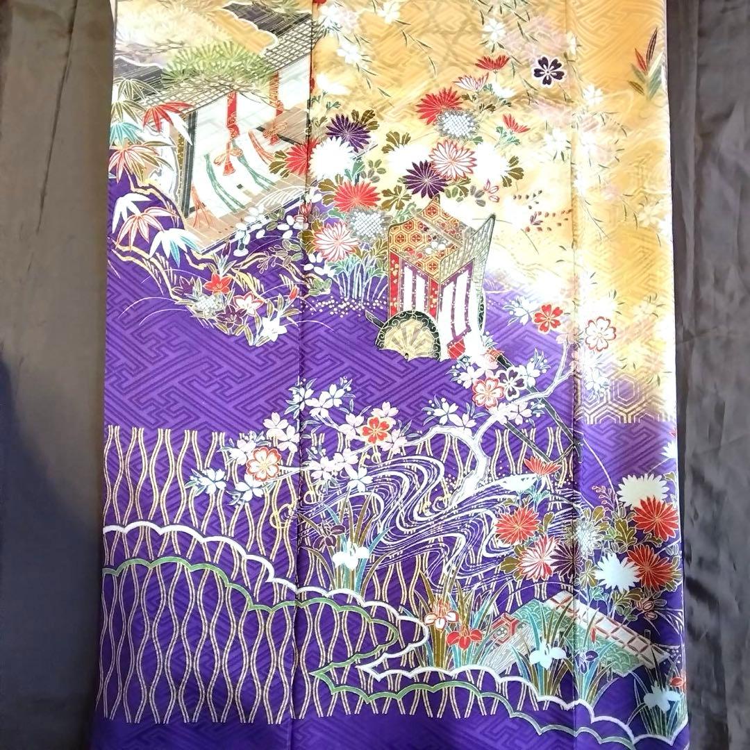 レディース正絹振袖　在庫処分お得な3枚まとめ売り