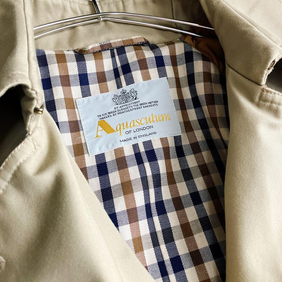 アクアスキュータム★ビッグシルエット トレンチコート PETERBOROUGH