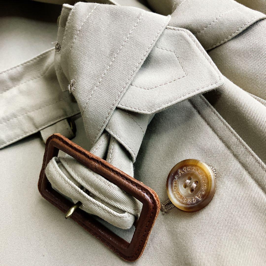 アクアスキュータム★ビッグシルエット トレンチコート PETERBOROUGH