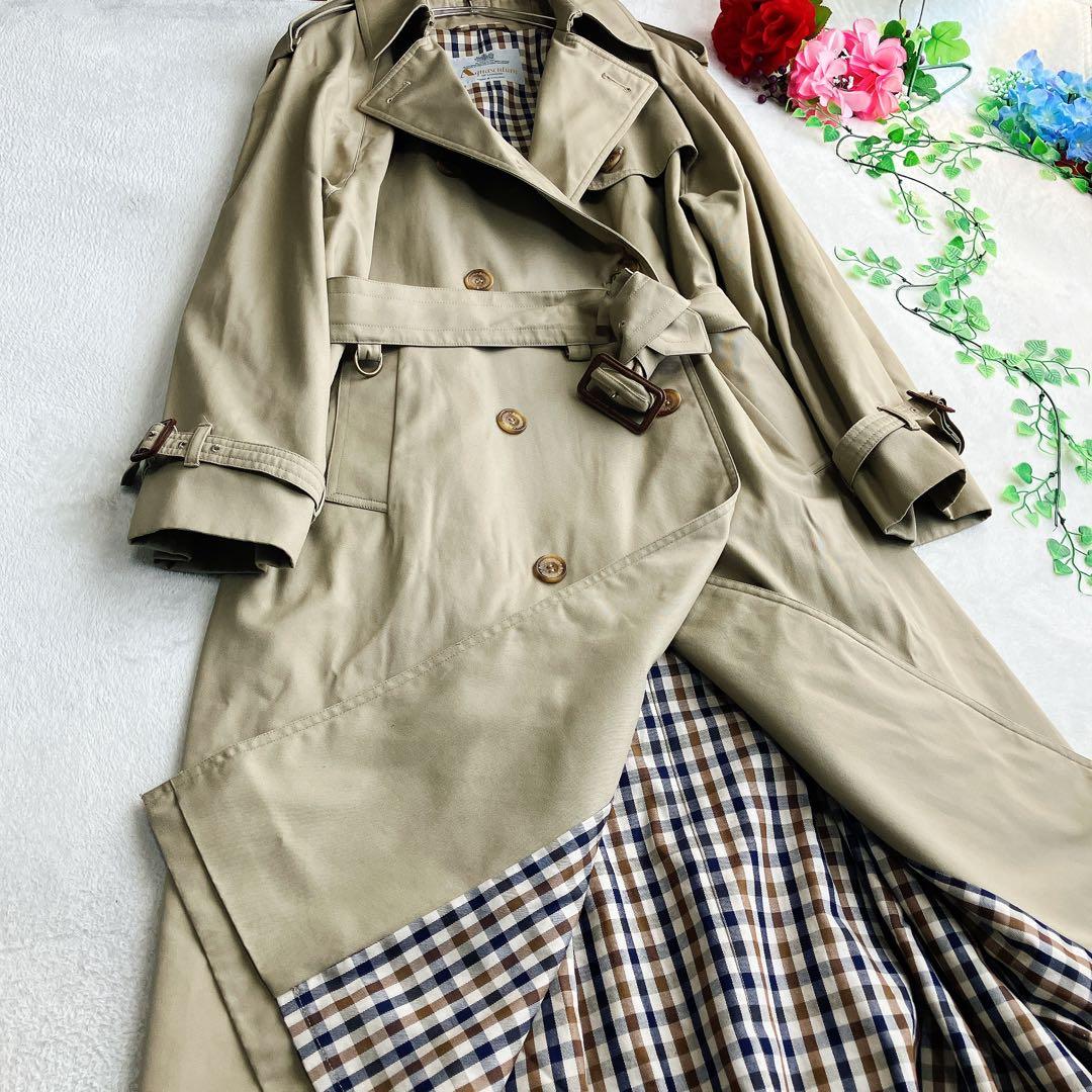 アクアスキュータム★ビッグシルエット トレンチコート PETERBOROUGH
